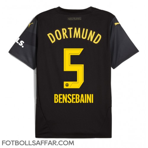 Borussia Dortmund Ramy Bensebaini #5 Bortatröja 2024-25 Kortärmad